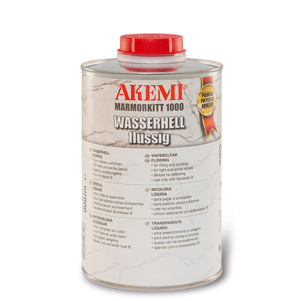 Akemi Marmorkitt 1000 Transparent wasserhell