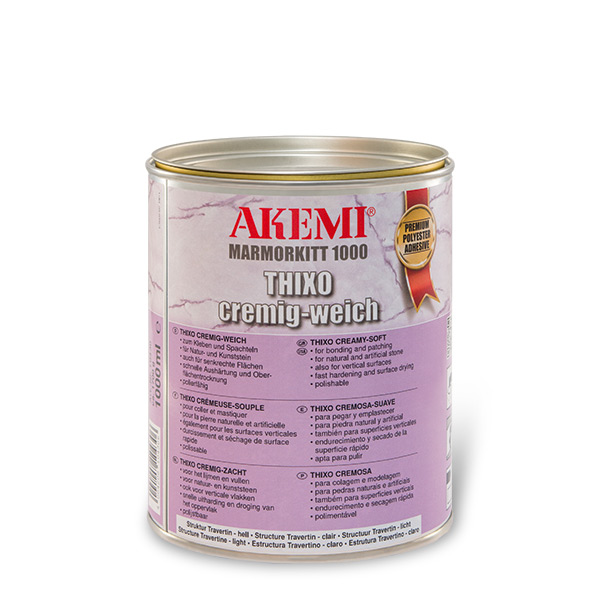 Akemi Marmorkitt 1000 Thixo mit Steinstruktur